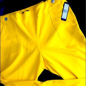 Pretty yellow perfect for work or play dress up or dress down pants